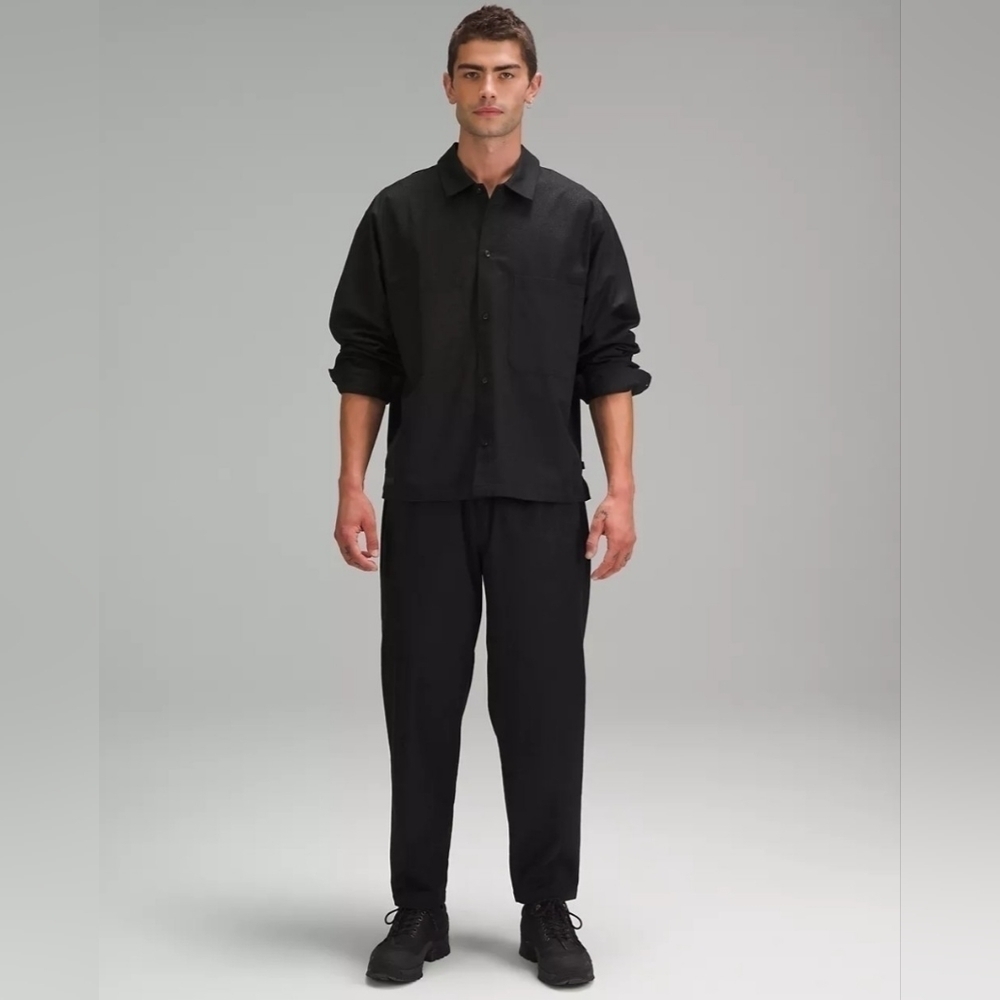 Lululemon Lab Jacquard Relaxed-Tapered Pant Leopard Jacquard MED Black S